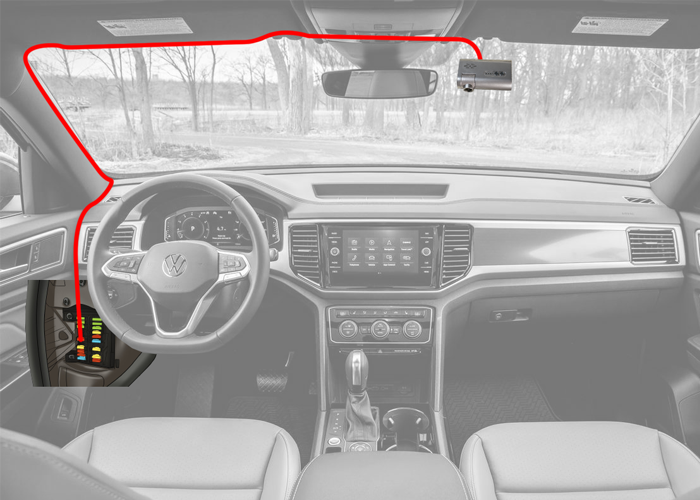 Collegamento dashcam
